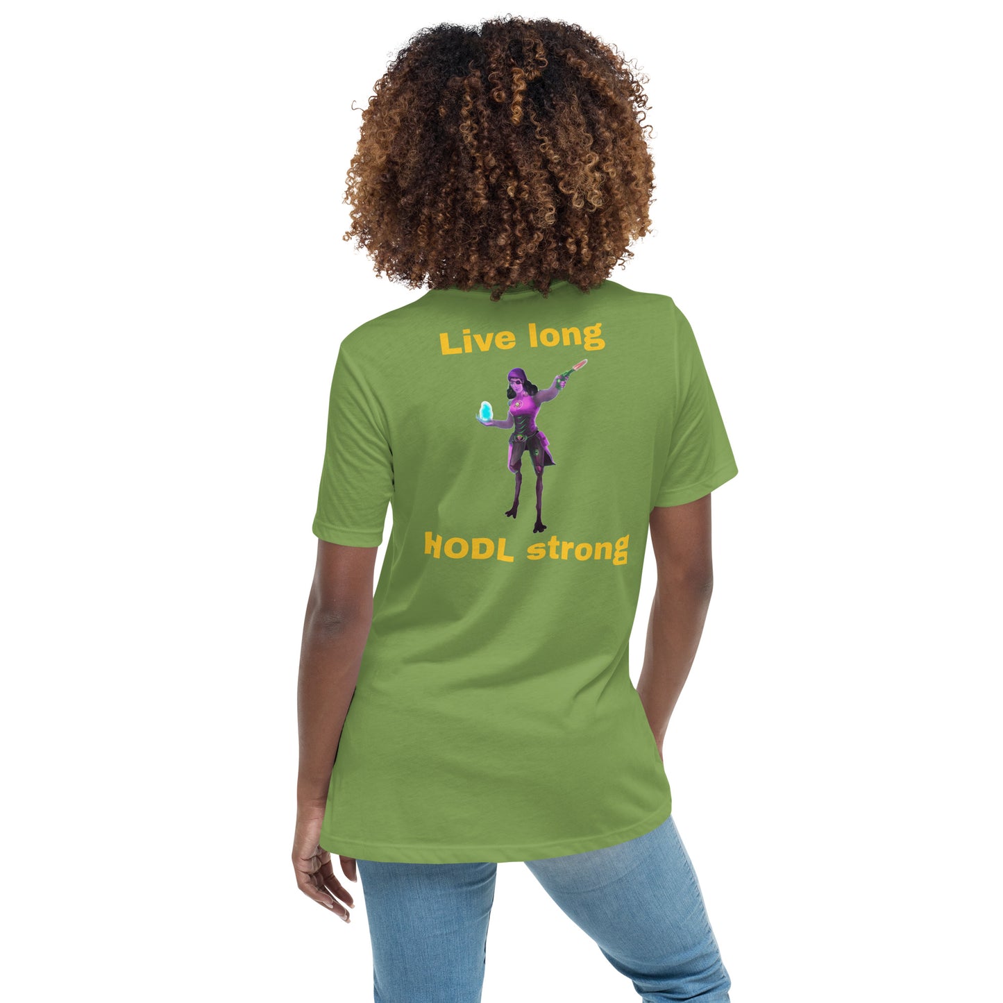 Bellatrix "Live long HODL strong" Women's Relaxed T-Shirt